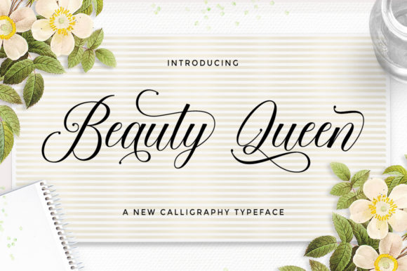 Beauty Queen: An Elegant Handwritten Font for Branding