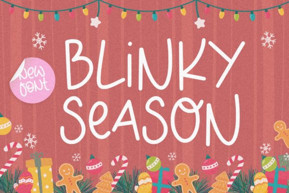 Blinky Season: A Charming Handwritten Font for Web Design