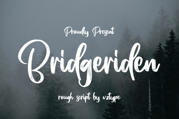 Discover Bridgeriden: A Stylish Script Font for Crafters