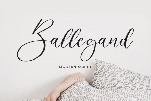 Discover the Charm of Ballegand: A Perfect Handwritten Font