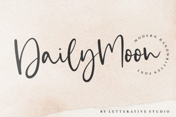 Discover the Dreamy Elegance of Daily Moon Font