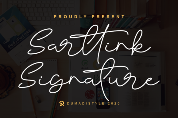 Discovering Sarttink Signature: A Modern Script Font for Editorial Design