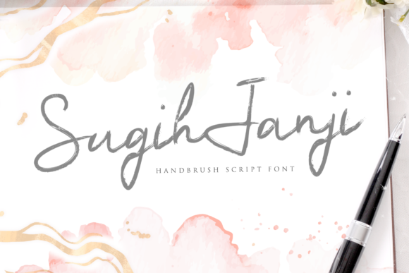 Elevate Your Craft with Sugih Janji: A Beautiful Handwritten Font