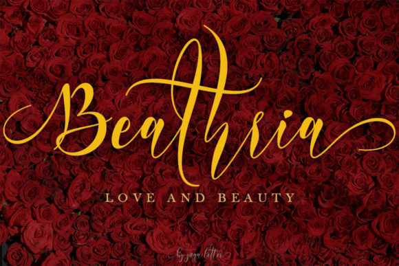 Elevate Your Creations with Beathria Font
