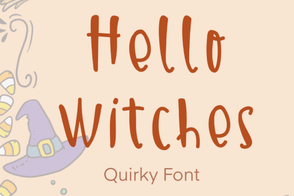 Enhance Your Brand with Hello Witches: A Playful Handwritten Font