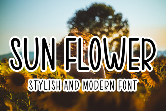 Enhance Your Brand with Sun Flowers, a Stylish Handwritten Font