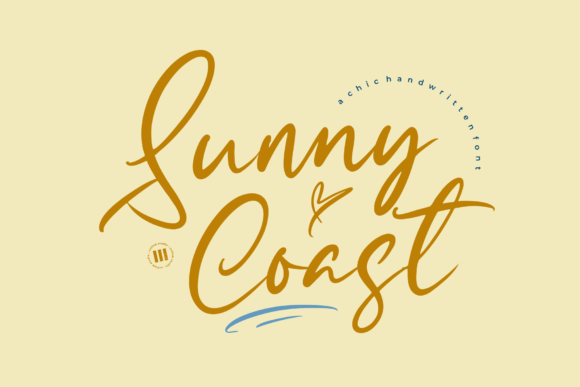 Enhance Your Brand with Sunny Coast: A Delicate and Elegant Font