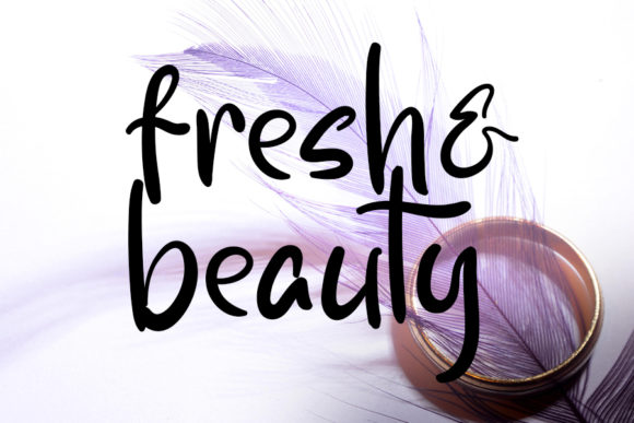 Enhance Your Craft with Fresh Beauty Font