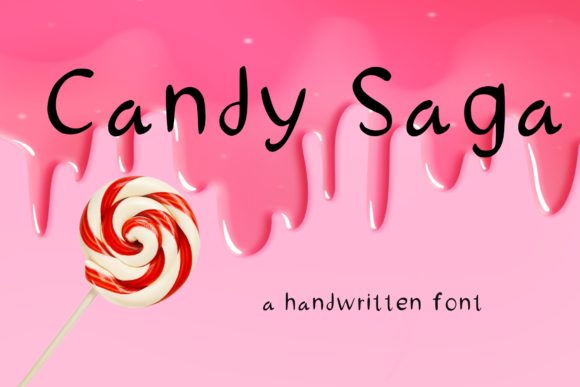 Enhance Your Web Design with Candy Saga Font