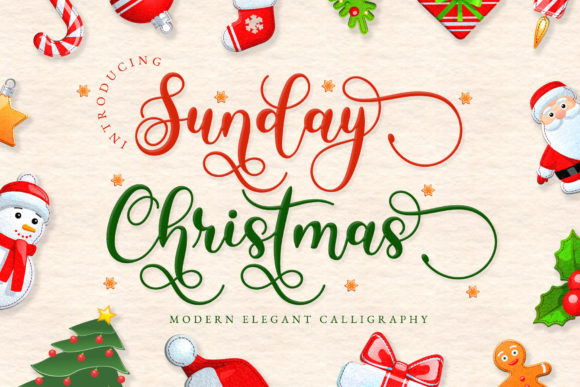 Enhance Your Web Design with Sunday Christmas Font