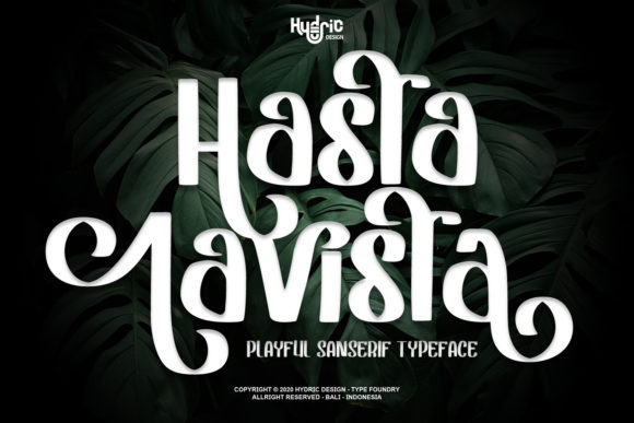 Hasta Lavista: A Versatile Handwritten Font for Editorial Design