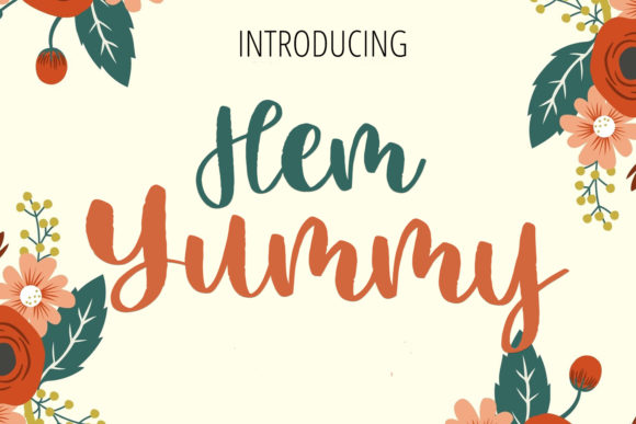Hem Yummy: A Summery Handwritten Font for Editorial Charm