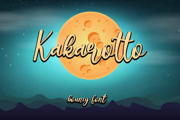 Kakarotto: A Joyful Handwritten Font for Crafters