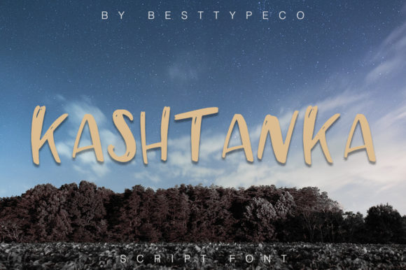 Kashtanka: A Handwritten Font for Standout Designs