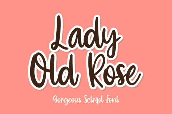 Lady Old Rose: A Handwritten Font for Elegant Web Design