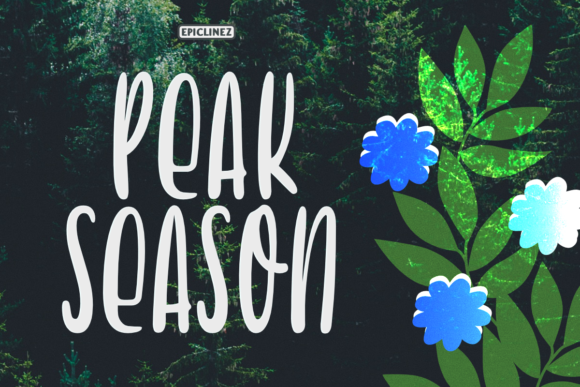 Peak Season: The Handwritten Font for Engaging Visuals