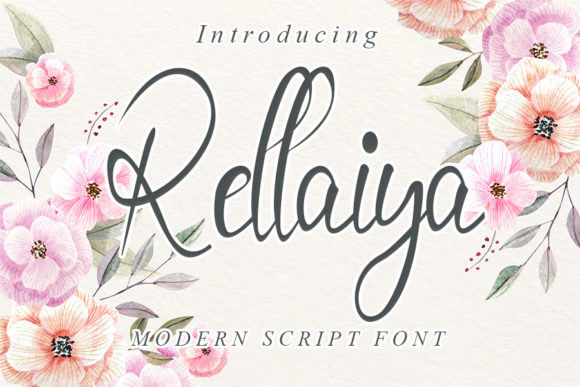 Rellaiya: A Sweet and Elegant Calligraphy Font for Branding
