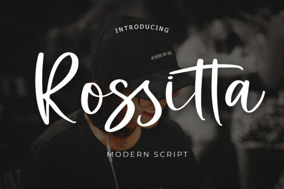 Rossitta: A Modern Script Font for Elegant Web Design