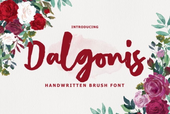 Transform Your Brand with Dalgonis: A Brushed Handwritten Font