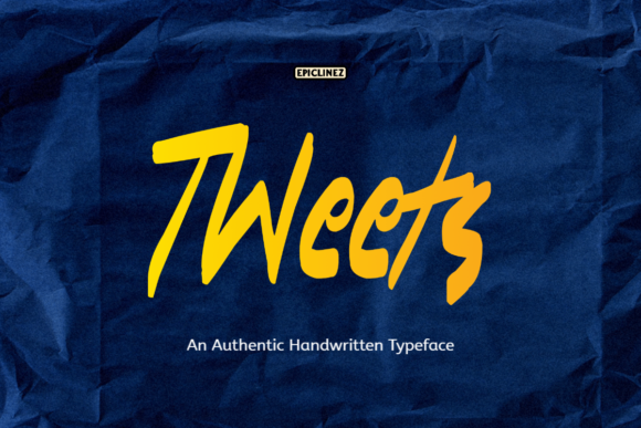 Transform Your Brand with Tweets: A Premium Handwritten Font