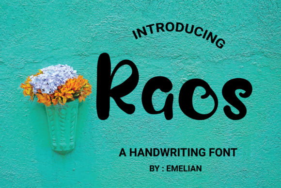 Unleash Creativity with Raos: A Handwritten Font for Makers