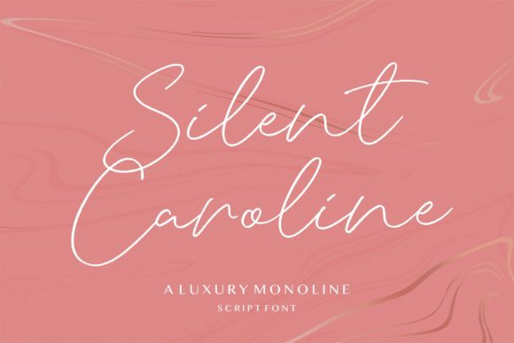 Unleash Creativity with Silent Caroline: A Handwritten Font for Makers