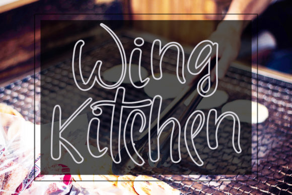 Wing Kitchen: A Handwritten Font for Creative Campaigns