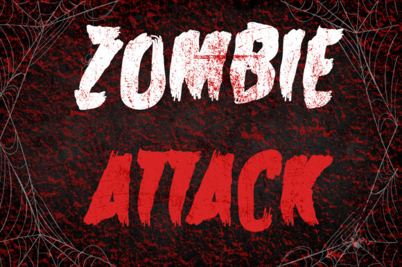 Zombie Attack: A Spooky Handwritten Font for Creative Web Design